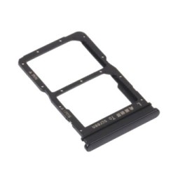 SIM + Micro SD kaart houder voor Huawei P Smart S (Zwart)