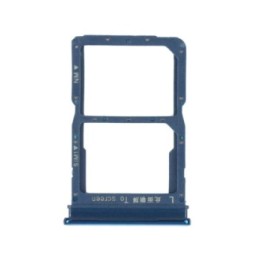 SIM + Micro SD Karten Halter für Huawei P Smart S (Blau)