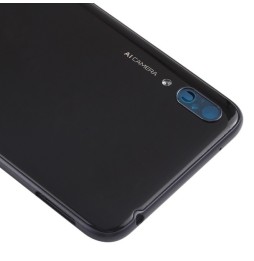 Original Achterkant met lens en knoppen voor Huawei Y7 Pro 2019 (Zwart)(Met Logo)