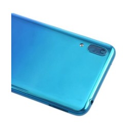 Achterkant voor Huawei Y7 Pro 2019 (Blauw)(Met Logo)