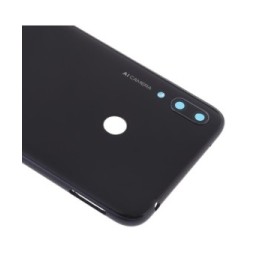 Cache arrière avec lentille et boutons pour Huawei Y7 Prime 2019 (Noir)(Avec Logo)
