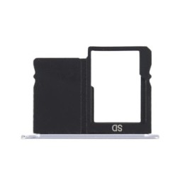 Tiroir Micro SD pour Huawei MediaPad M5 lite 10.1 (Argent)