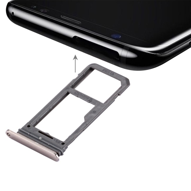 SIM + Micro SD kaart houder voor Samsung Galaxy S8 SM-G950 (Gold) voor 5,90 €