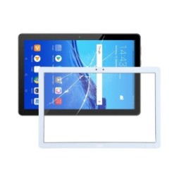 Display Glas für Huawei MediaPad T5 AGS2-AL03, AGS2-AL09 (Weiss)(Mit Logo)