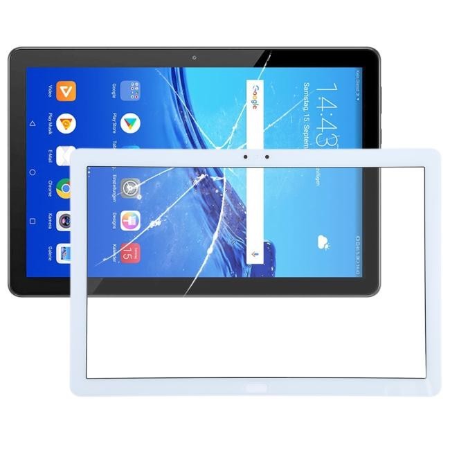 Vitre LCD pour Huawei MediaPad T5 AGS2-AL03, AGS2-AL09 (Blanc)(Avec Logo)