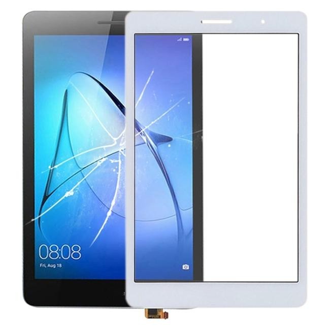 Vitre tactile pour Huawei MediaPad T3 8.0 KOB-L091, KOB-W09 (Blanc)(Avec Logo)