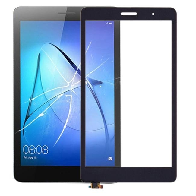 Touchscreen Glas voor Huawei MediaPad T3 8.0 KOB-L091, KOB-W09 (Zwart)(Met Logo)
