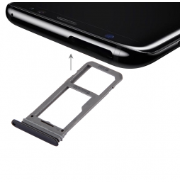 Tiroir carte SIM + Micro SD pour Samsung Galaxy S8 SM-G950 (Noir) à 5,90 €