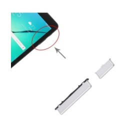 Boutons allumage + volume pour Samsung Galaxy Tab S3 9.7 SM-T820 / T823 / T825 / T827 (Argent)