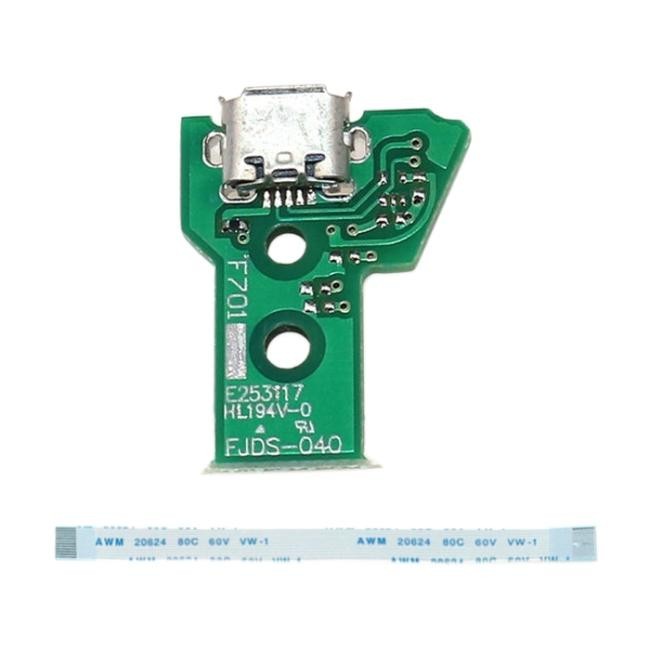 JDS-040 Charging Port Board with Flex Cable for PlayStation 4 Controller