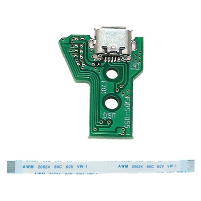 JDS-055 Charging Port Board with Flex Cable for PlayStation 4 Controller