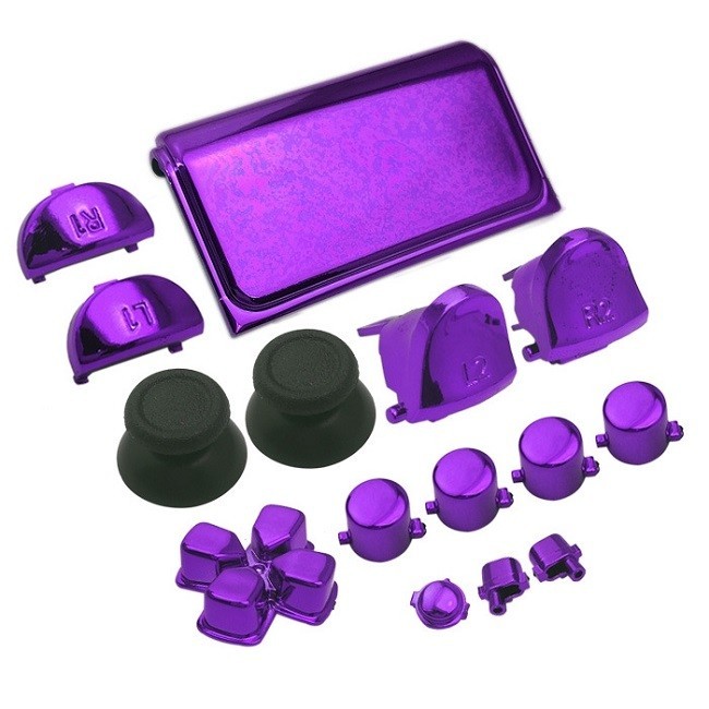 Buttons Set For PS4 Slim Controller (Purple)