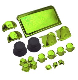 Buttons Set For PS4 Slim Controller (Green)