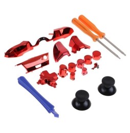 Buttons Set with Screwdriver for Xbox One Elite Controller (Red)
