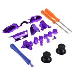 Buttons Set with Screwdriver for Xbox One Elite Controller (Purple)