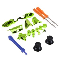 Buttons Set with Screwdriver for Xbox One Elite Controller (Green)