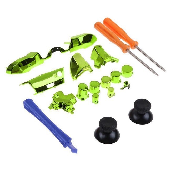 Buttons Set with Screwdriver for Xbox One Elite Controller (Green)