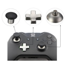 18pcs Replacement Accessories for Xbox One Elite (Black)