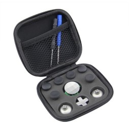Replacement Buttons with Case For Nintendo Switch (Black)