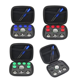 Replacement Buttons with Case For Nintendo Switch (Blue)
