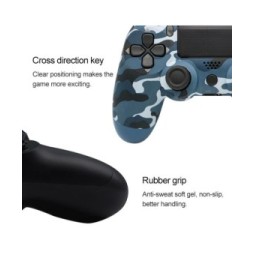 Manette Dual Shock 4 V2 pour PS4 (Camouflage bleu)