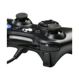 Manette filaire pour Microsoft Xbox 360 (Noir) à €24.95