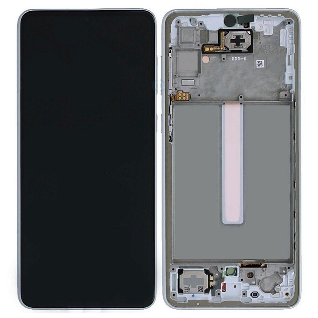 Original Display LCD mit Rahmen für Samsung Galaxy A33 5G SM-A336 (Weiss) für €109.95