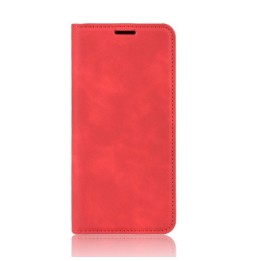 Coque en cuir magnétique pour iPhone SE 2020/8/7 (Rouge) à €15.95