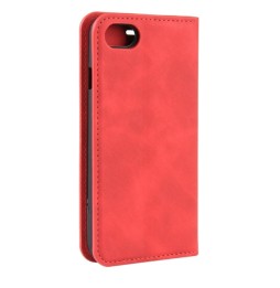 Coque en cuir magnétique pour iPhone SE 2020/8/7 (Rouge) à €15.95