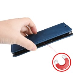 Coque en cuir magnétique pour iPhone SE 2020/8/7 (Bleu foncé) à €15.95