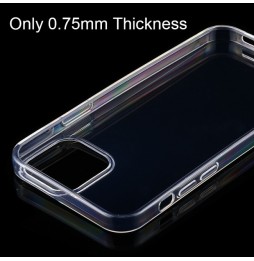 Ultradunne siliconen hoesje voor iPhone 12 (Transparant) voor €11.95