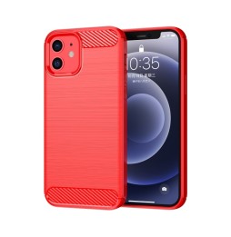 Gebürstete Weiche Case für iPhone 12 Pro (Rot) für €12.95