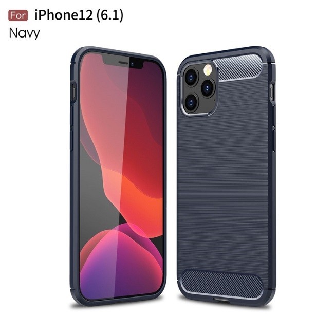 Brushed Soft Case for iPhone 12 Pro (Navy Blue) at €12.95