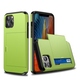Shockproof Rugged Armor Case with Card Slots for iPhone 12 Pro (Green) at €13.95