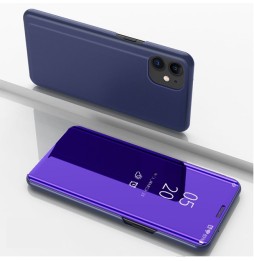 Coque miroir en cuir pour iPhone 12 Pro (Violet bleu) à €14.95