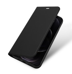 Magnetic Leather Case with Card Slots for iPhone 12 Pro DUX DUCIS (Black) at €16.95