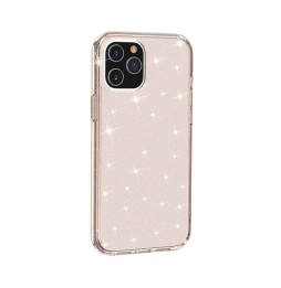Glitzer stoßfeste Hülle für iPhone 12 Pro Max (Gold)