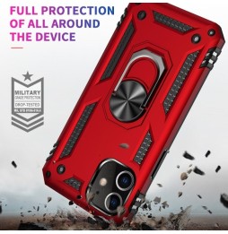 Coque Antichoc Armor avec Anneau pour iPhone 12 Pro Max (Rouge) à €13.95