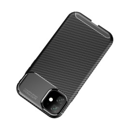 Coque carbone en silicone pour iPhone 12 Pro Max (Bleu) à €13.95