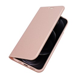 Magnetic Leather Case with Card Slots for iPhone 12 Pro Max DUX DUCIS (Rose Gold) at €16.95