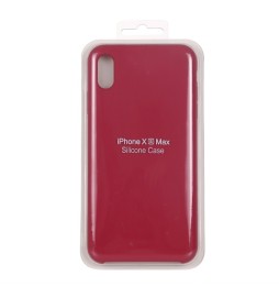 Siliconen hoesje voor iPhone XS Max (Rozerood) voor €11.95