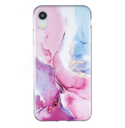 Silikon Case für iPhone XR (Pink Green Marble) für €12.95