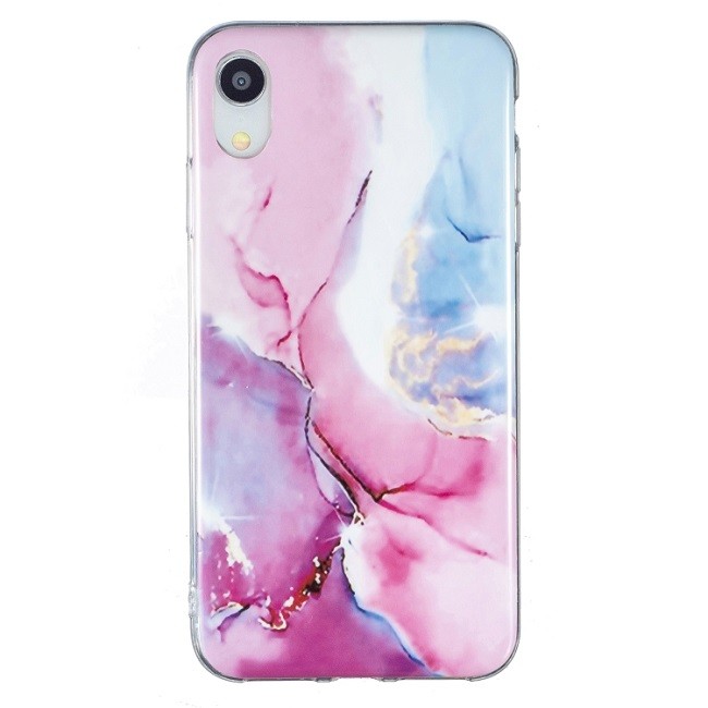 Silicone Case for iPhone XR (Pink Green Marble) at €12.95