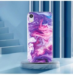 Silikon Case für iPhone XR (Lila Marmor) für €12.95
