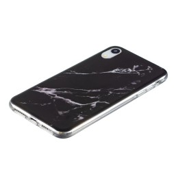 Silikon Case für iPhone XR (Schwarzer Marmor) für €12.95