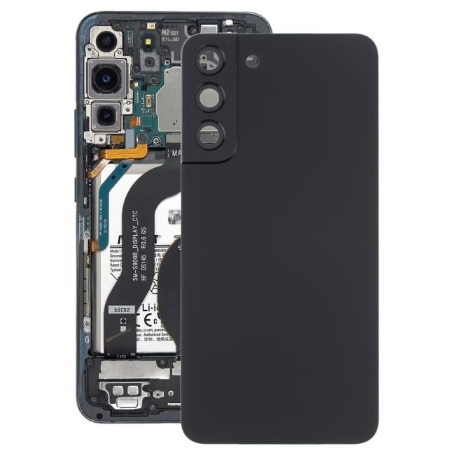Battery Back Cover with Lens for Samsung Galaxy S22+ SM-S906 (Black)(With Logo)
