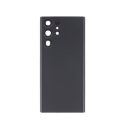 Battery Back Cover with Lens for Samsung Galaxy S22 Ultra SM-S908 (Black)(With Logo)