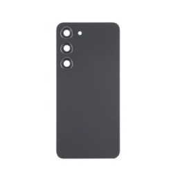 Cache arrière avec lentille pour Samsung Galaxy S23 SM-S911 (Phantom Black)(Avec Logo)