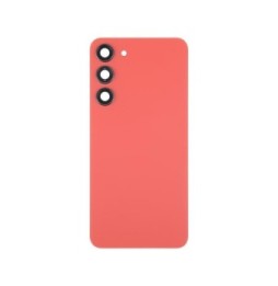 Cache arrière avec lentille pour Samsung Galaxy S23+ SM-S916 (Rouge)(Avec Logo)