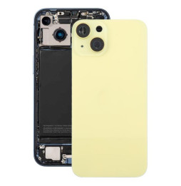 Back Glass for iPhone 14 EU Version (Yellow)(With Logo)